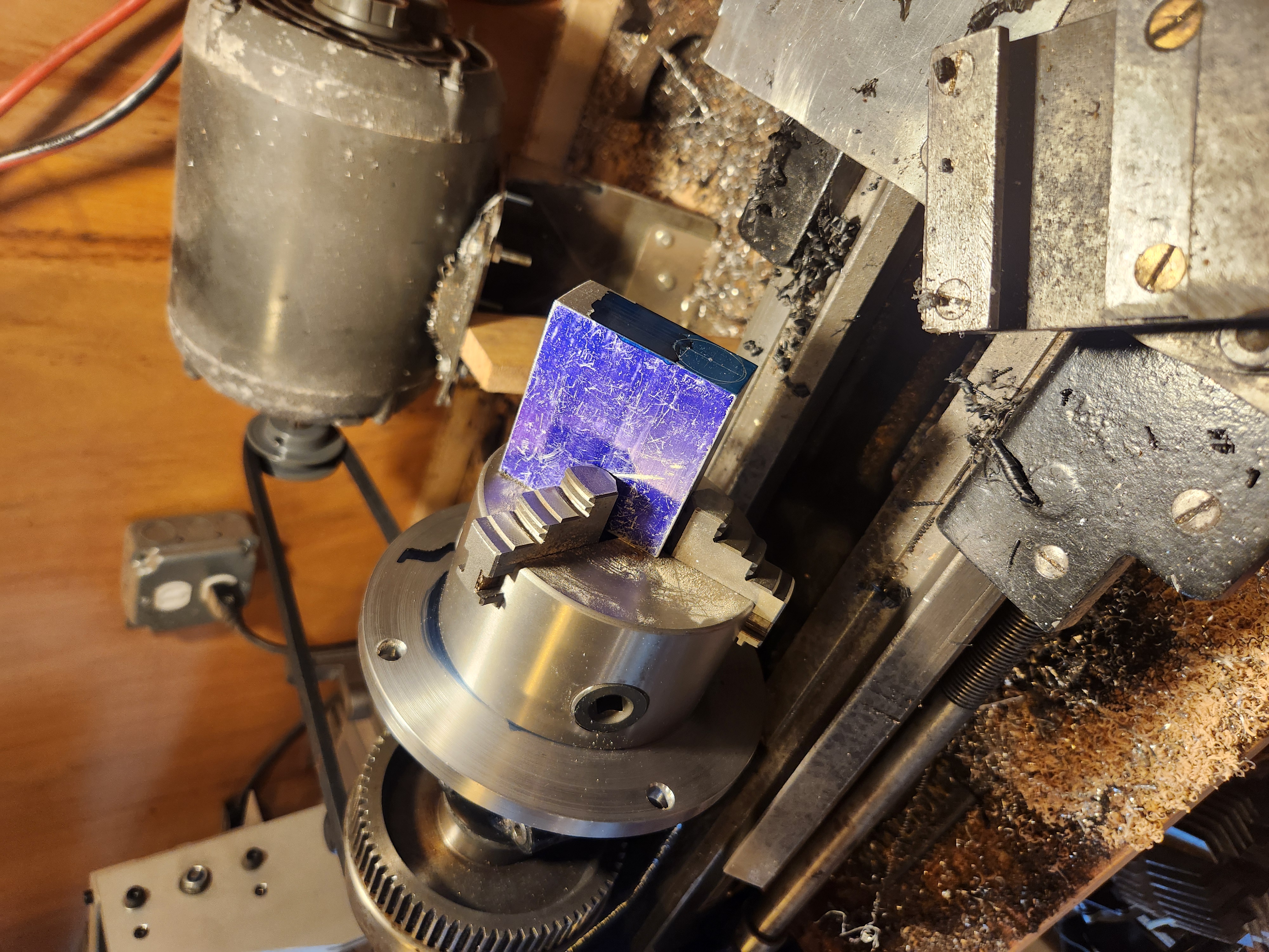 Cutting bearing seats and drilling main hole